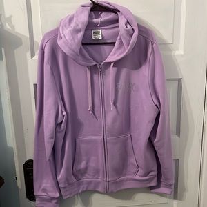COPY - Victoria secret PINK XXL full zip sweatshirt.  Lilac